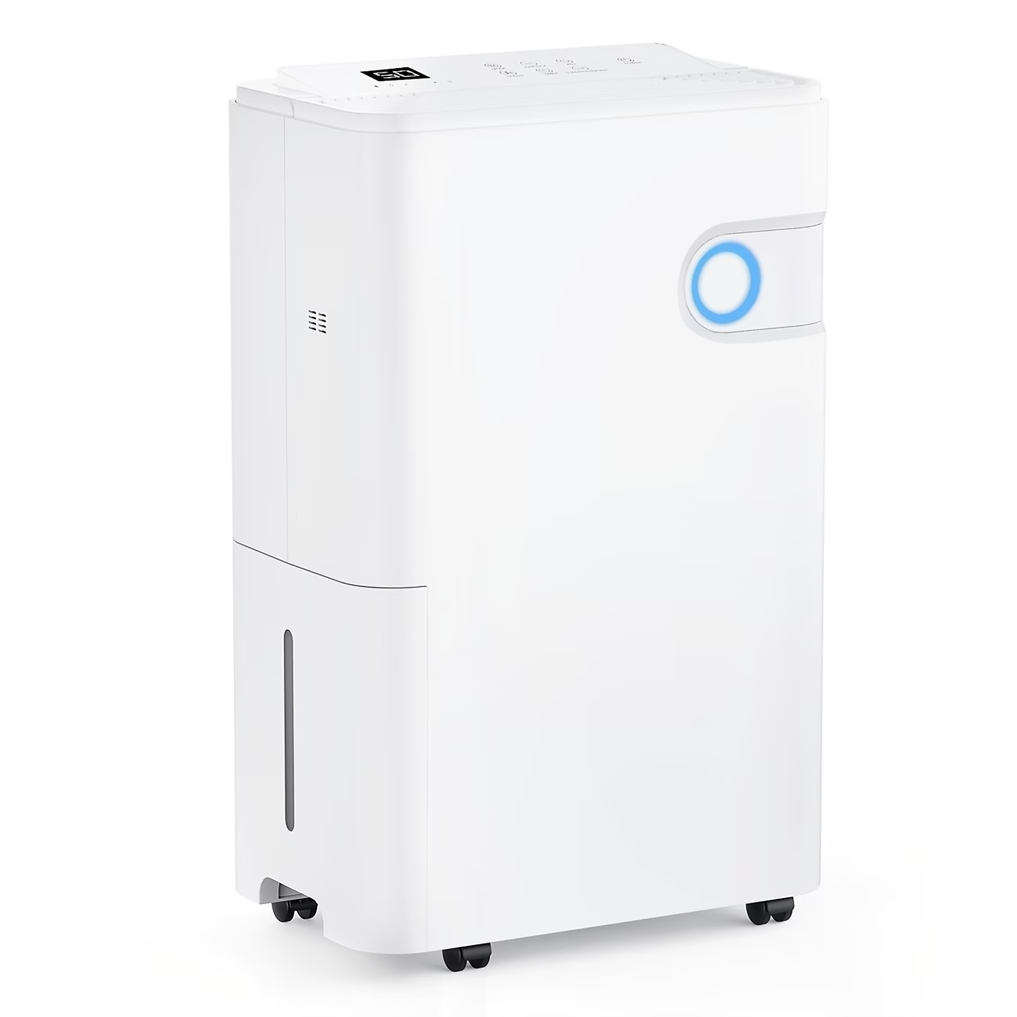EdenDirect 80 Pt. Dehumidifier with Drain Hose, Most Efficient Energy Star, 5,500 Sq.Ft Dehumidifier for Basement, 5L Tank, Smart Humidity Ring, Ideal Humidity Remover for Home, Bedroom & Bathroom